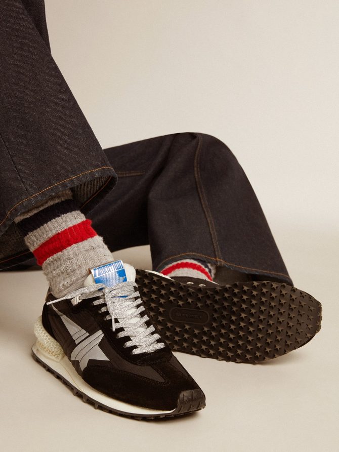 Men’s Marathon with black ripstop nylon upper and silver star - Image 3