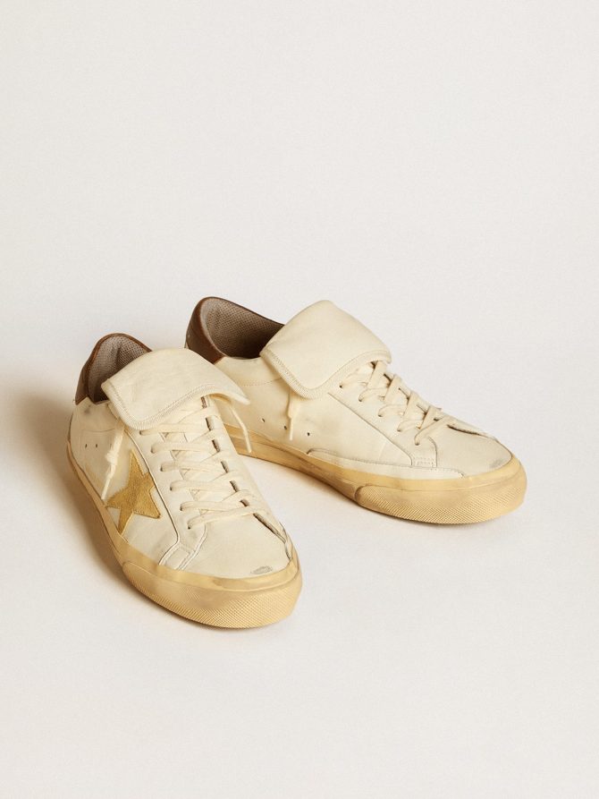 Men’s Super-Star LTD in nappa with suede star and brown heel tab - Image 2