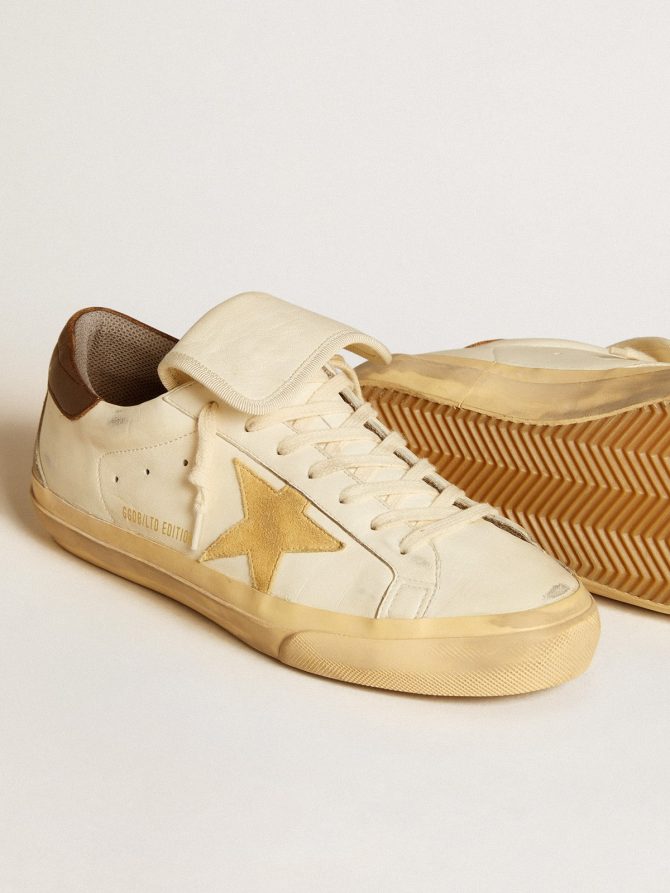 Men’s Super-Star LTD in nappa with suede star and brown heel tab - Image 3