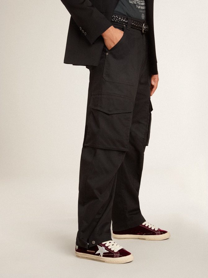 Men’s Super-Star LTD in velvet with metallic leather star and heel tab - Image 3