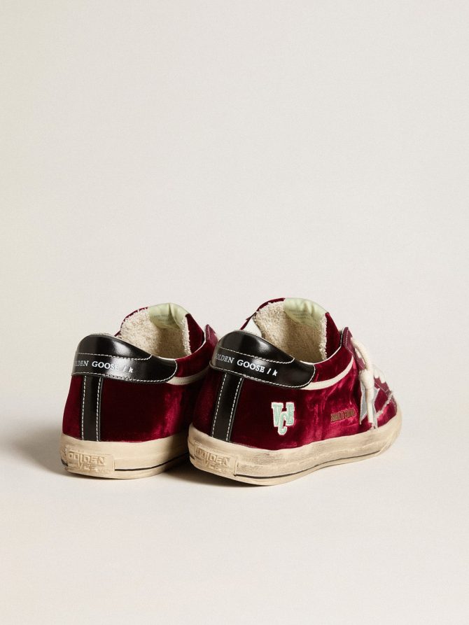 Men’s Super-Star LTD in velvet with metallic leather star and heel tab - Image 5