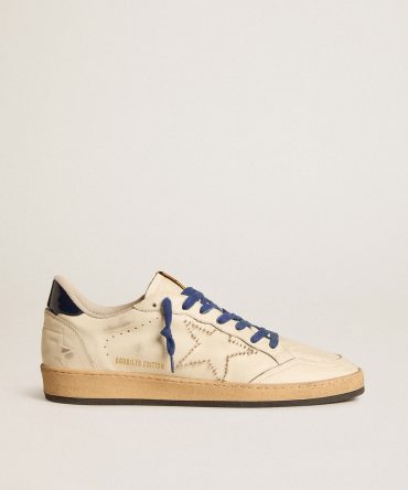 Ball Star LTD with embroidered star and blue patent leather heel tab
