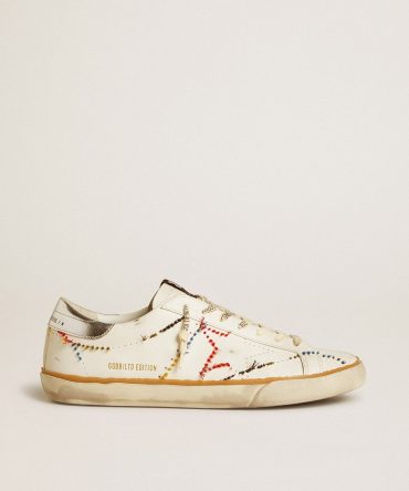 Men’s Super-Star LTD with perforated star and metallic leather heel tab