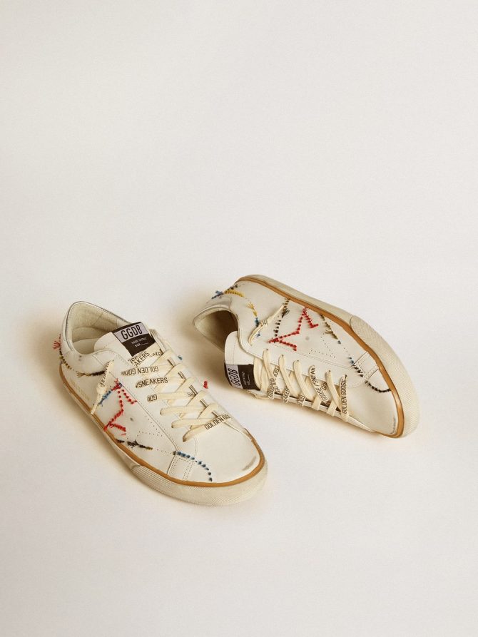 Men’s Super-Star LTD with perforated star and metallic leather heel tab - Image 2