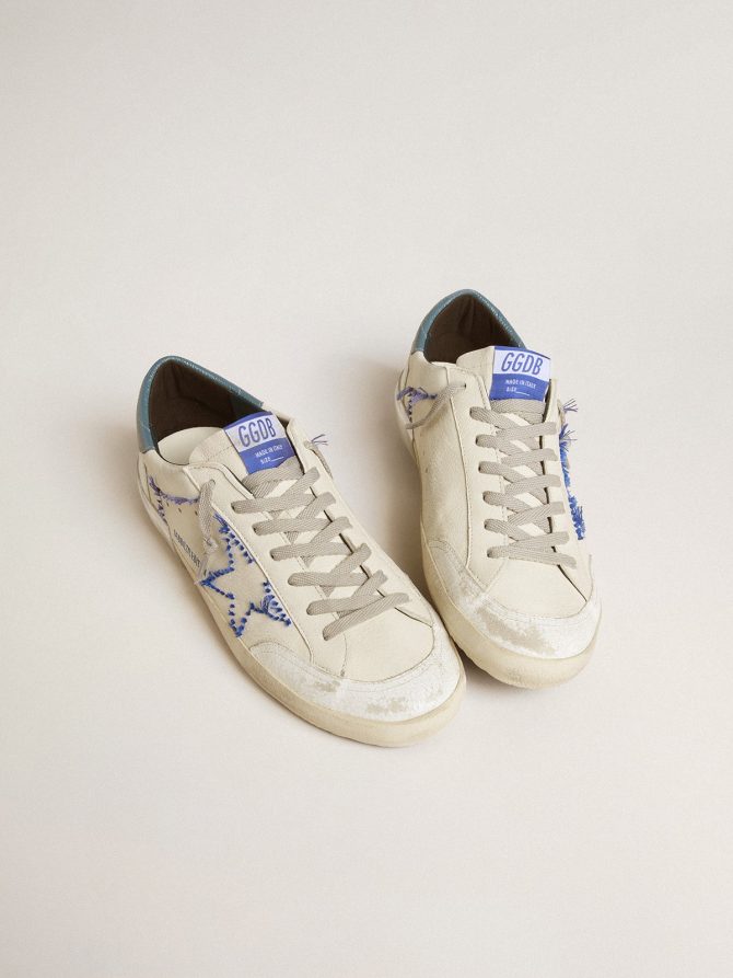 Men’s Super-Star LTD in nappa with embroidered star and leather heel tab - Image 2