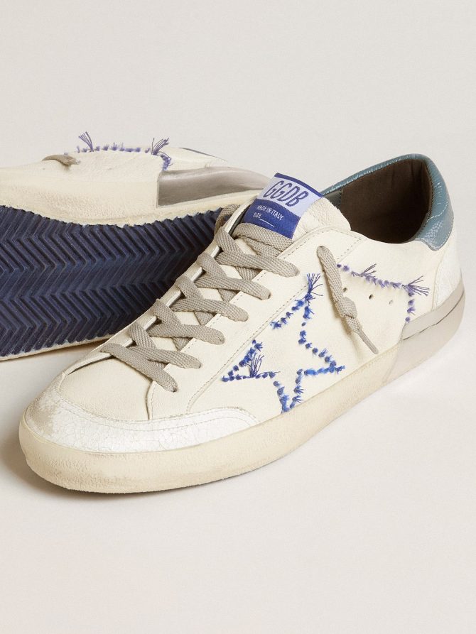 Men’s Super-Star LTD in nappa with embroidered star and leather heel tab - Image 3