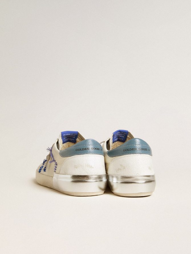 Men’s Super-Star LTD in nappa with embroidered star and leather heel tab - Image 4