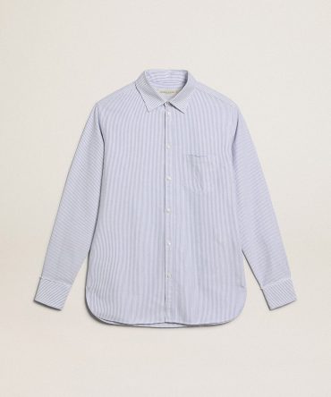 Men’s shirt with narrow stripes