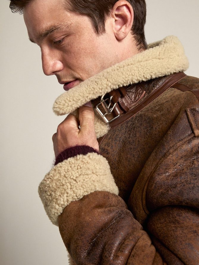 Journey Collection Arvel shearling jacket - Image 2