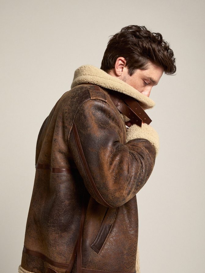 Journey Collection Arvel shearling jacket - Image 3