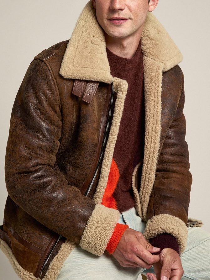 Journey Collection Arvel shearling jacket - Image 4