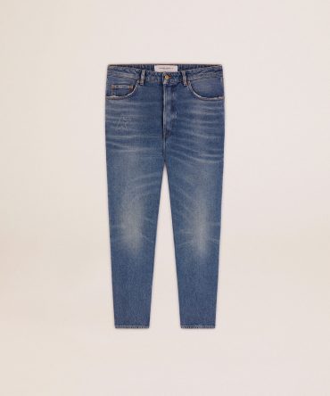 Men’s slim fit jeans with medium wash