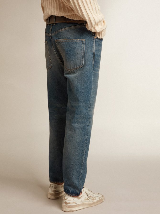 Men’s slim fit jeans with medium wash - Image 4