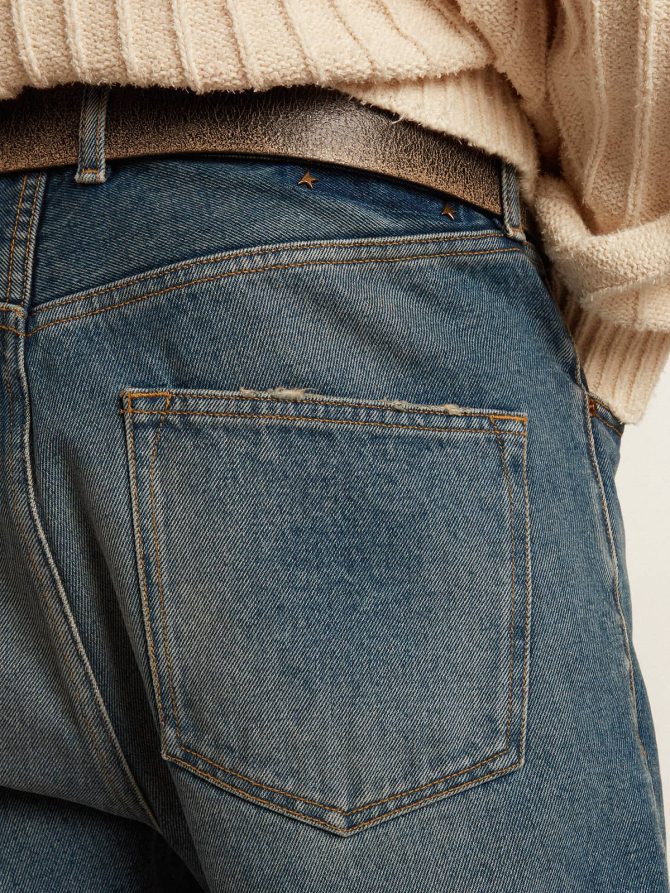 Men’s slim fit jeans with medium wash - Image 5