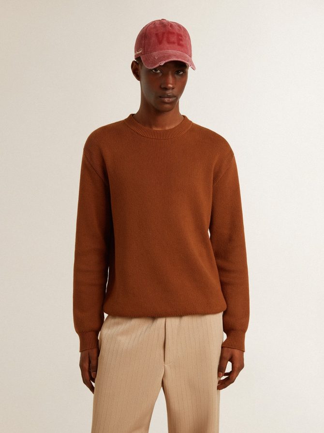Men’s crew-neck sweater with logo on the back - Image 3