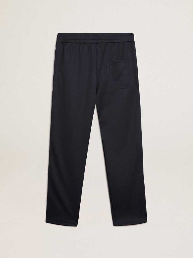 Dark blue joggers with contrasting strip and stars - Image 6