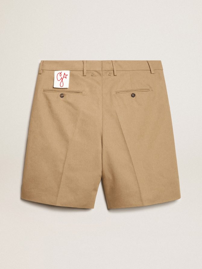 Men’s Bermuda shorts in beige cotton - Image 6