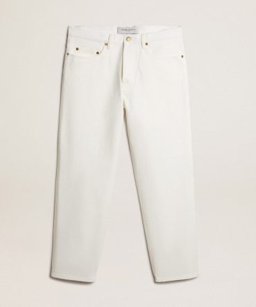 Men’s white denim pants