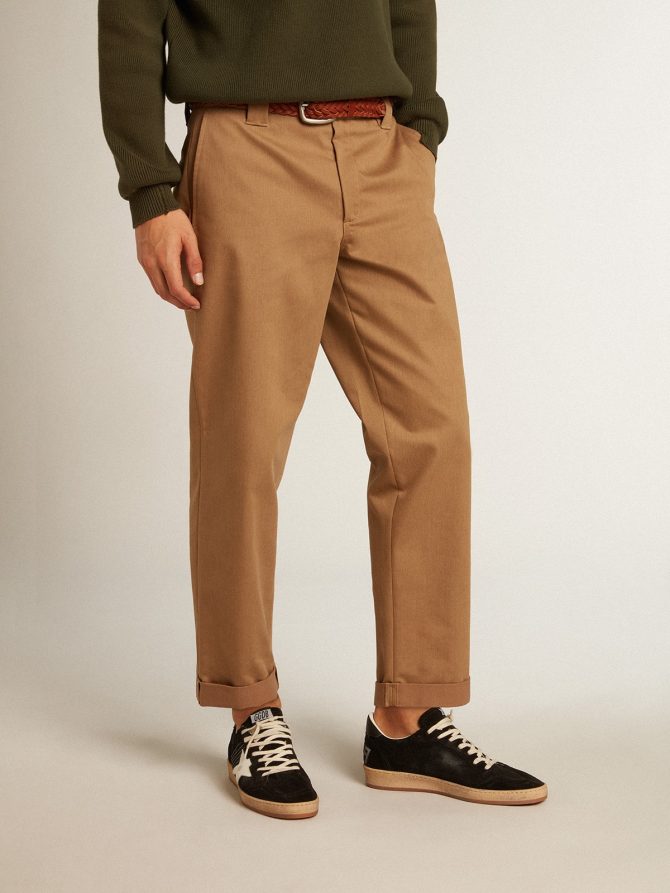 Beige khaki Golden Collection chinos - Image 2