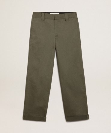 Military-green Golden Collection chinos