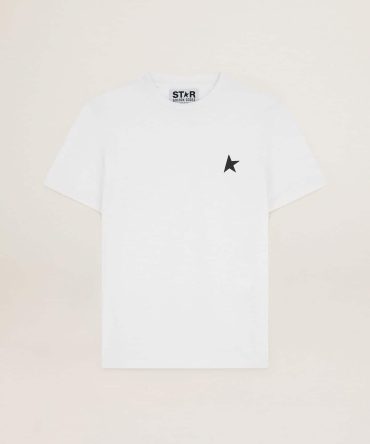 White Star Collection T-shirt with black star on the front