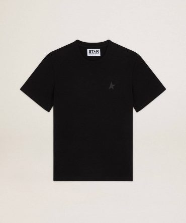 Black Star Collection T-shirt with tone-on-tone star on the front