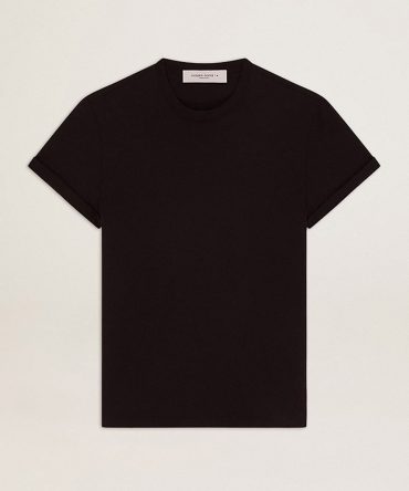 Golden Collection distressed T-shirt in vintage black