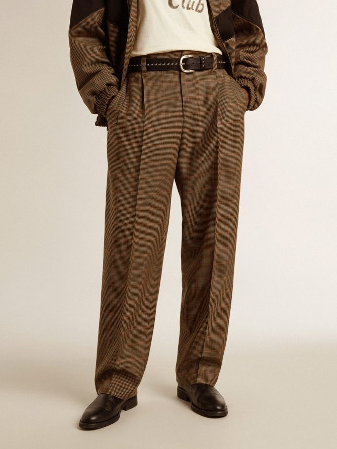 Men’s pants in three-colored houndstooth - Image 3