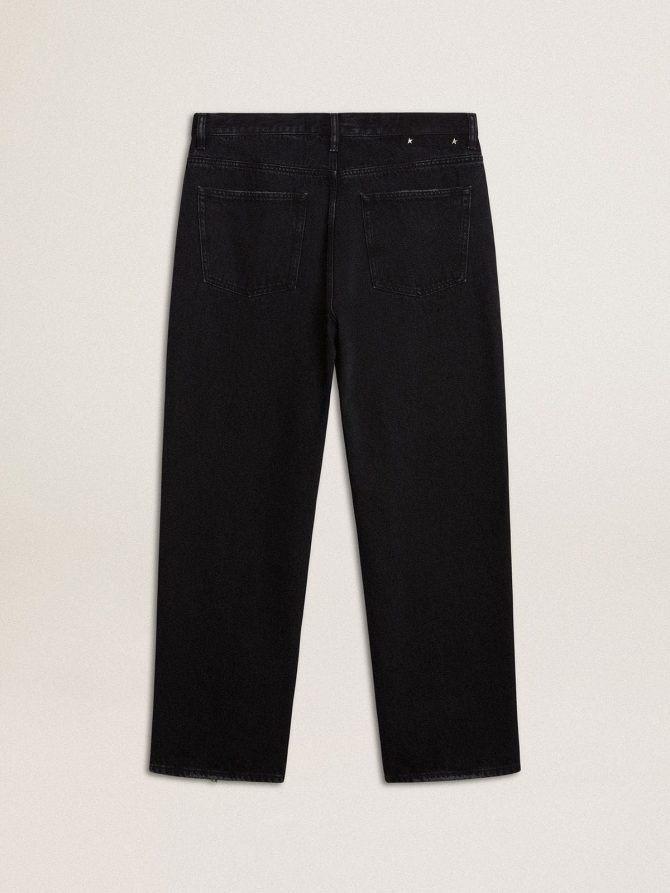 Men’s black one-wash jeans - Image 2