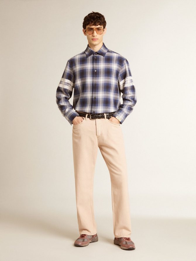 Men’s pink dyed jeans - Image 2