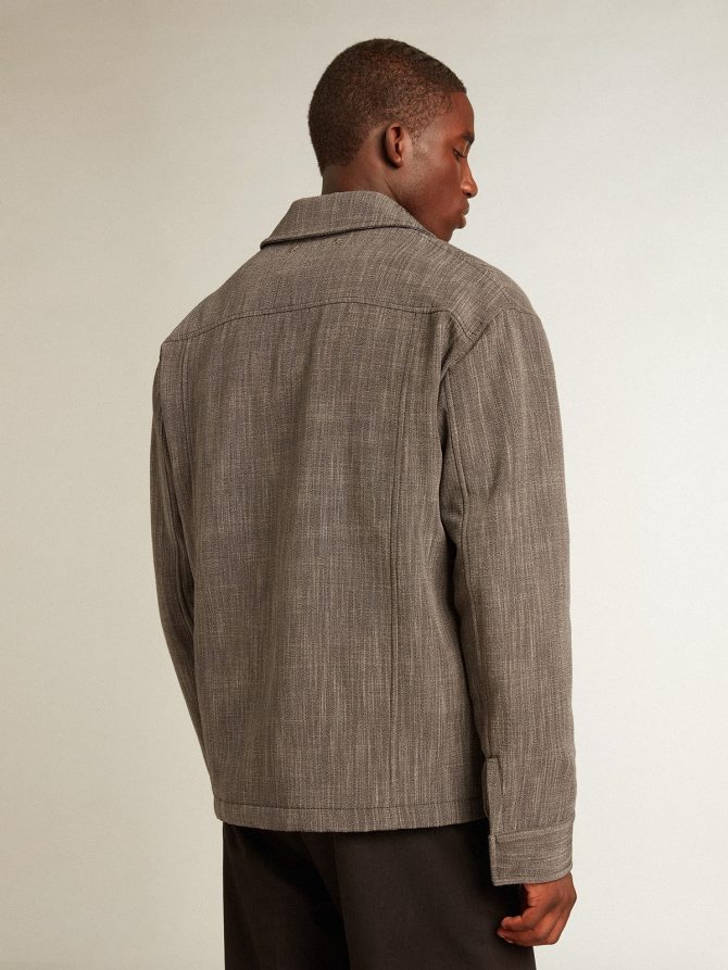 Men’s wool blend coach jacket - Image 4