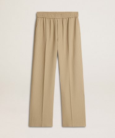 Men’s travertine-colored joggers