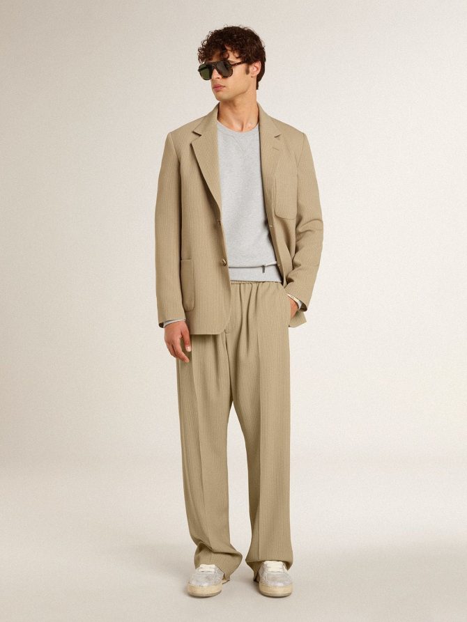 Men’s travertine-colored joggers - Image 3