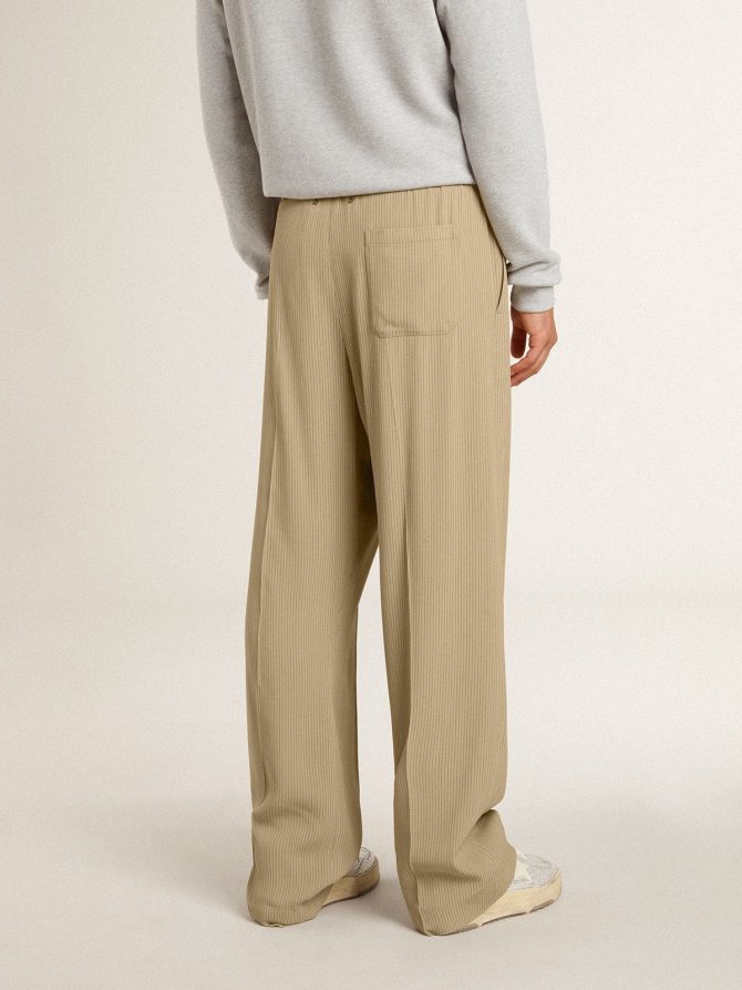 Men’s travertine-colored joggers - Image 4