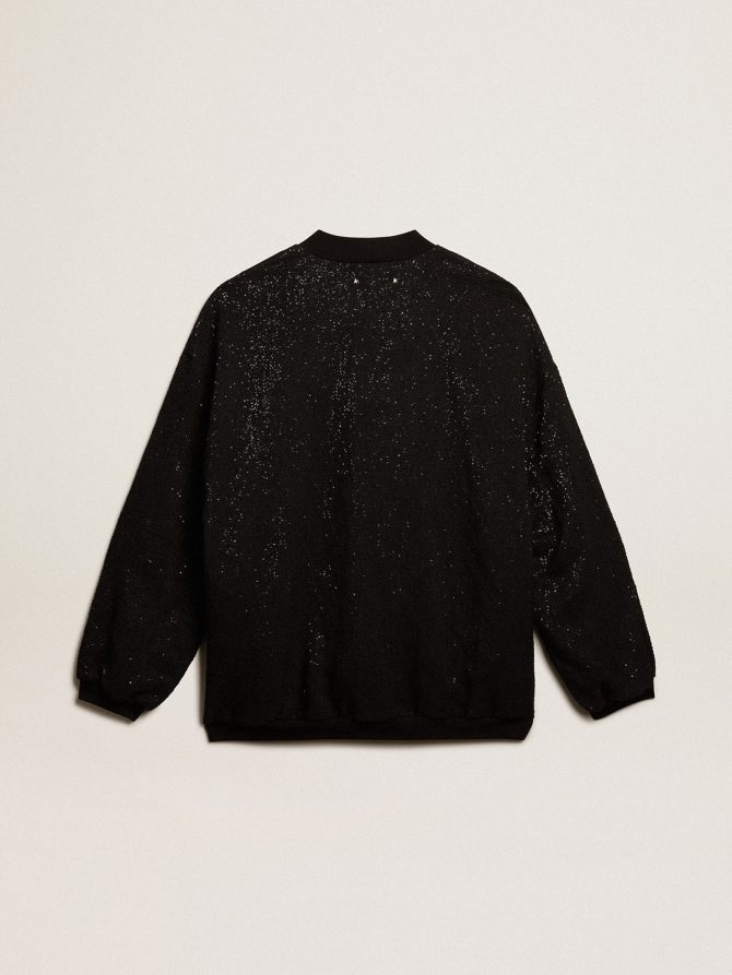 Men’s black sequined cardigan-jacket - Image 6