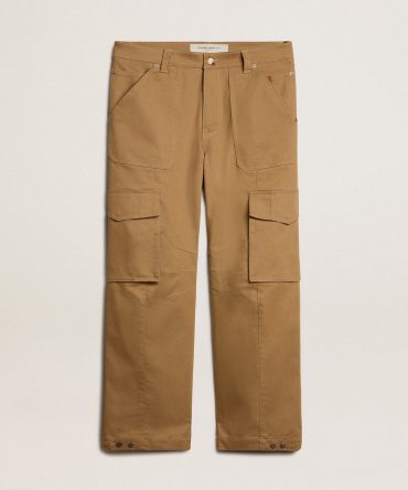 Beige khaki cargo pants