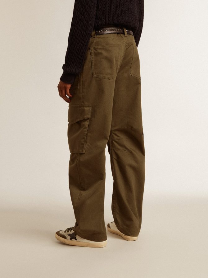 Olive green cargo pants - Image 5