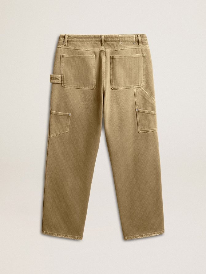 Men’s distressed-effect cotton pants - Image 2