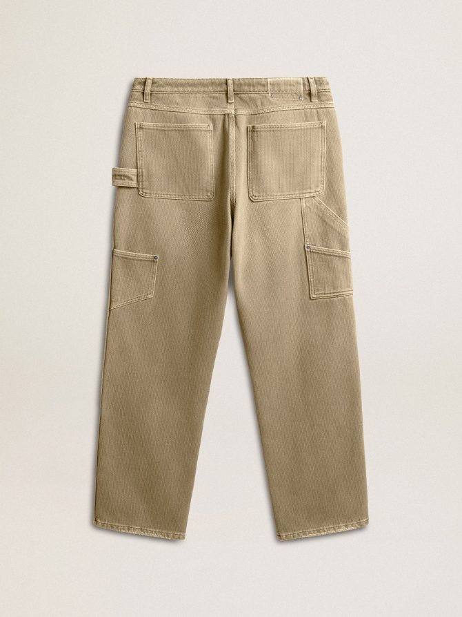 Men’s distressed-effect cotton pants - Image 6