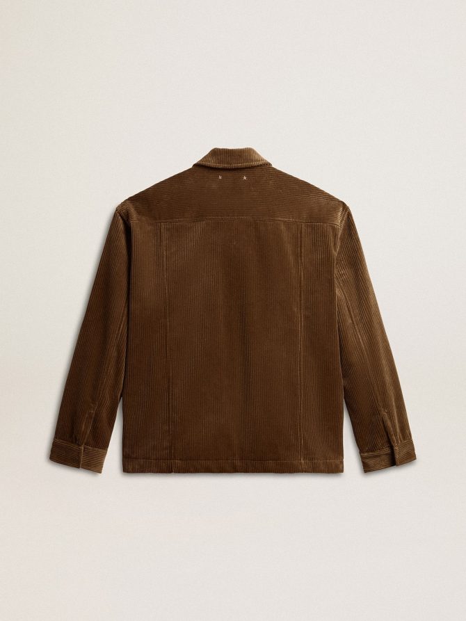 Men’s olive-green corduroy jacket - Image 6