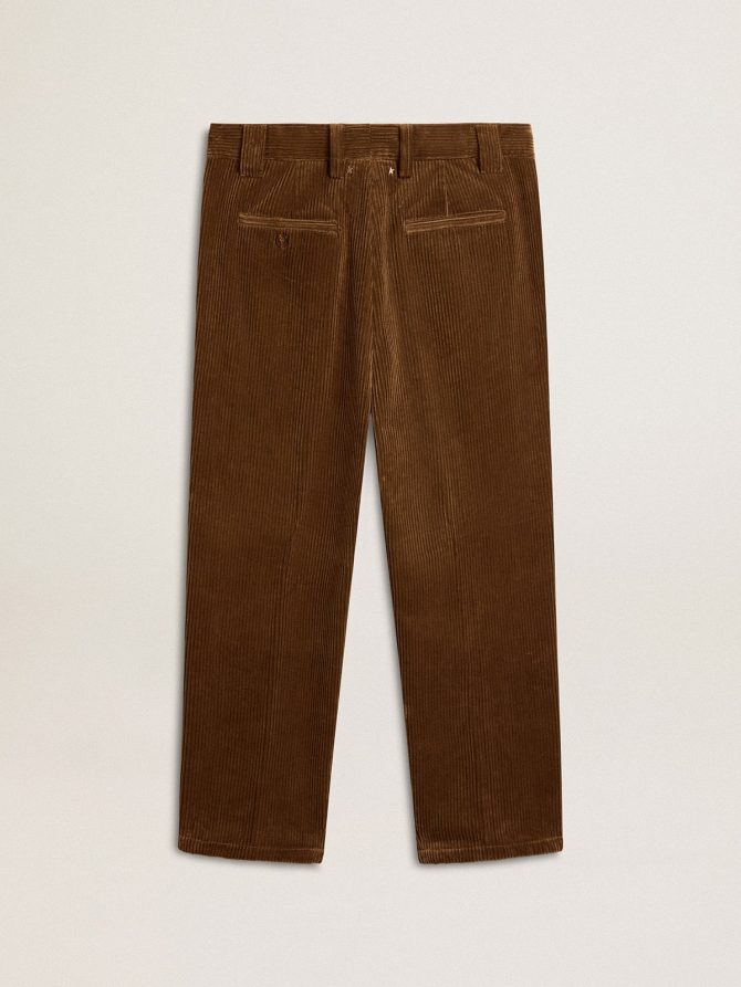 Men’s dark olive corduroy pants - Image 5
