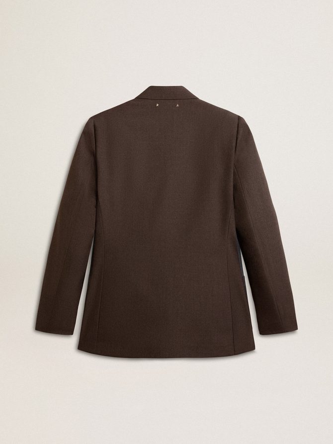 Men’s tailored jacket in anthracite gray virgin wool - Image 6