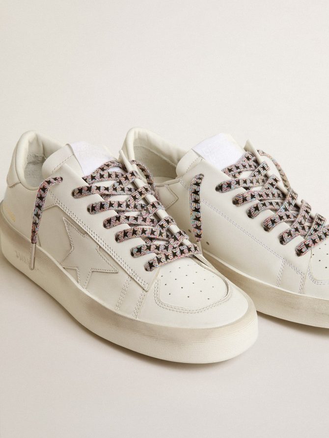 Multicolor Lurex laces with contrasting black stars - Image 3