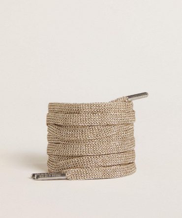 Gold lurex laces