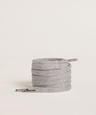 Silver lurex laces