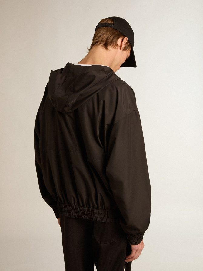 Black windbreaker with hood - Image 5