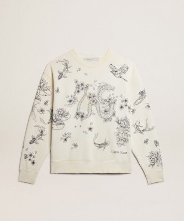 Aged white CNY sweatshirt