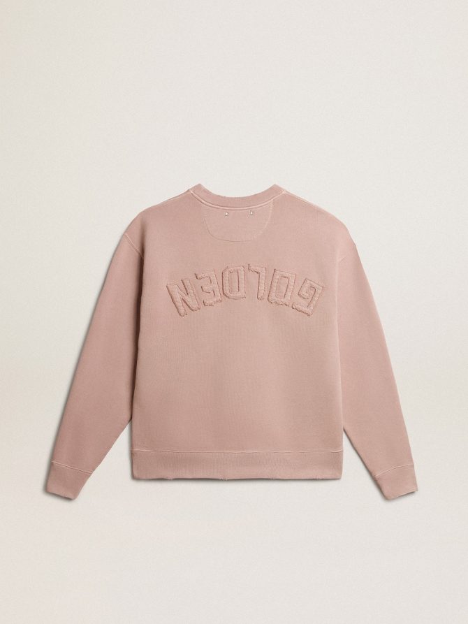 Powder-pink sweatshirt with reverse logo on the back – Jersey Capsule - Image 8