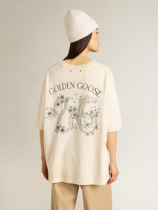 Aged white CNY T-shirt - Image 7