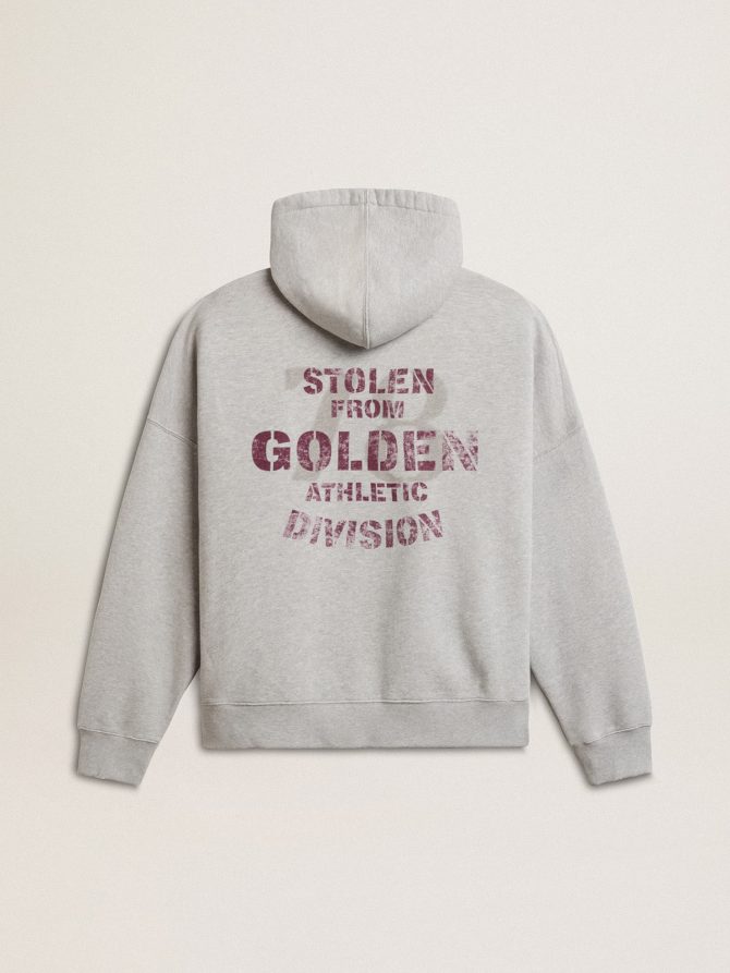 Unisex cotton hooded sweatshirt with print on the back - Image 8